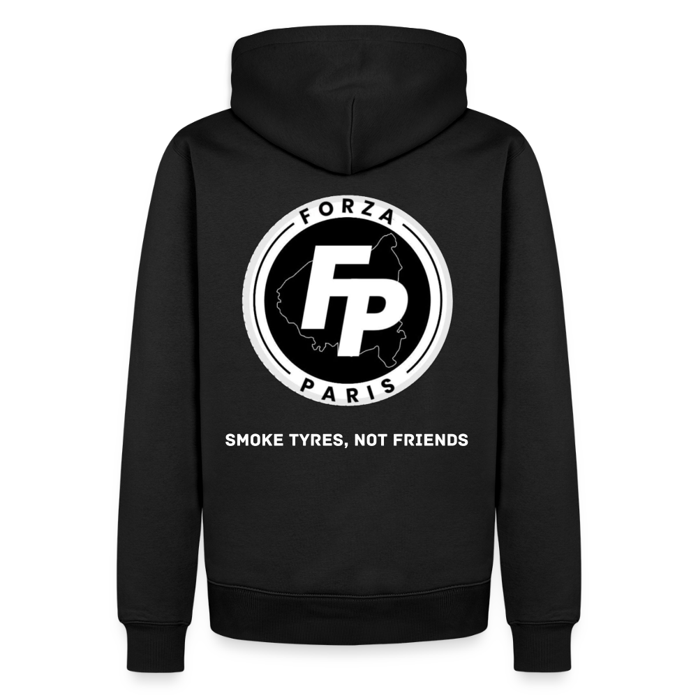 Sweat-shirt à capuche Premium pour hommes - black