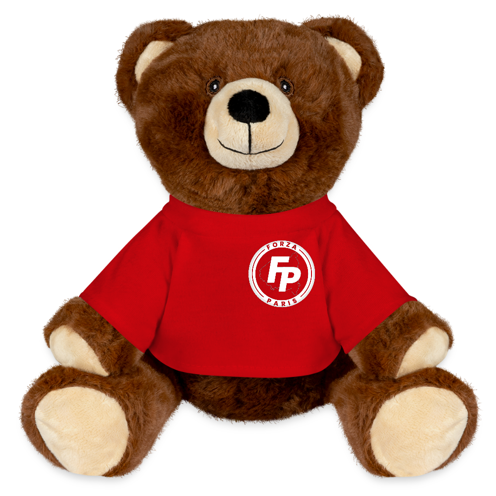 MiniFeet® RecycelBär® Teddy Bear Brown - red