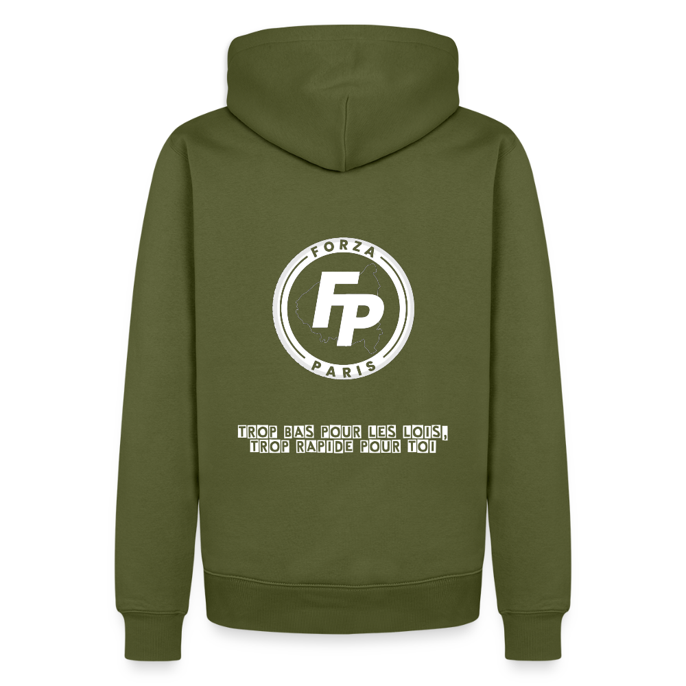 Sweat-shirt à capuche Premium pour hommes - khaki