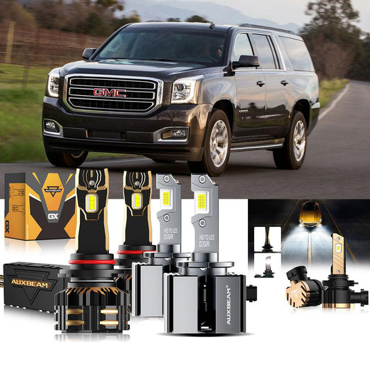 For 2017-2018 GMC Yukon XL HID 9005 D3S LED Headlight Bulbs Bundle - Auxbeam  – éclairage LED auto