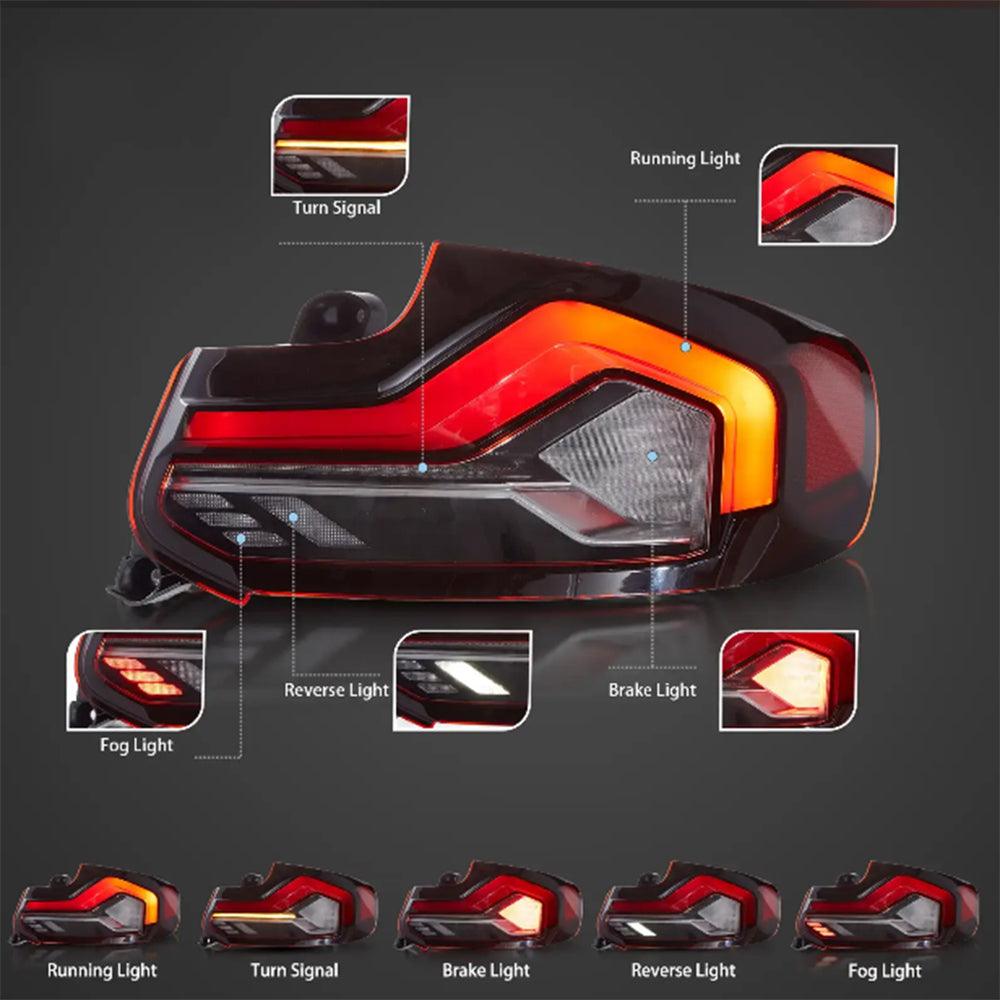 مجموعة مصابيح خلفية LED مع تأثير رسوم متحركة لبدء التشغيل (طلب مسبق) لسيارة BMW الفئة الثانية (F22 F23) M2 (F87) موديلات 2014-2021