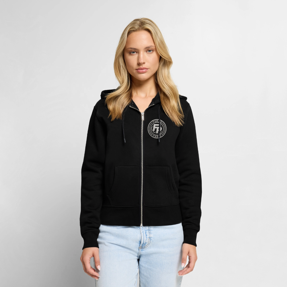 Veste à capuche Premium Femme - noir