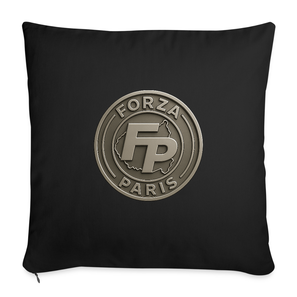 Housse de coussin décorative 45 x 45 cm - noir