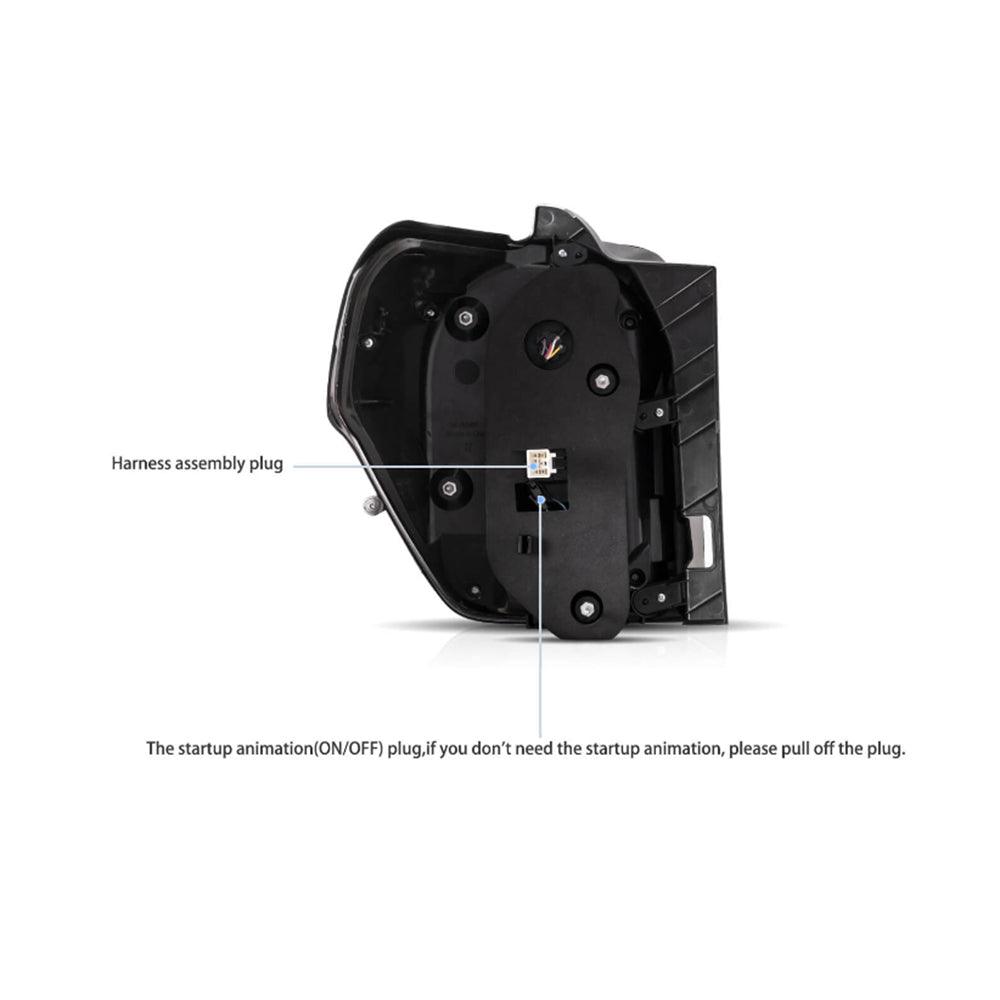 LED Tail Lights Assembly With Dynamic Welcome Lighting For 2010-2023 Toyota 4Runner 5th Gen (N280)