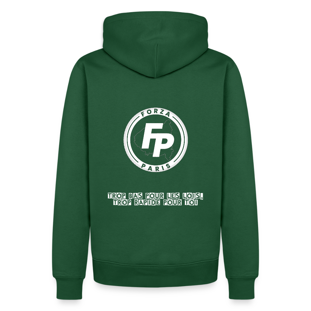 Sweat-shirt à capuche Premium pour hommes - bottle green