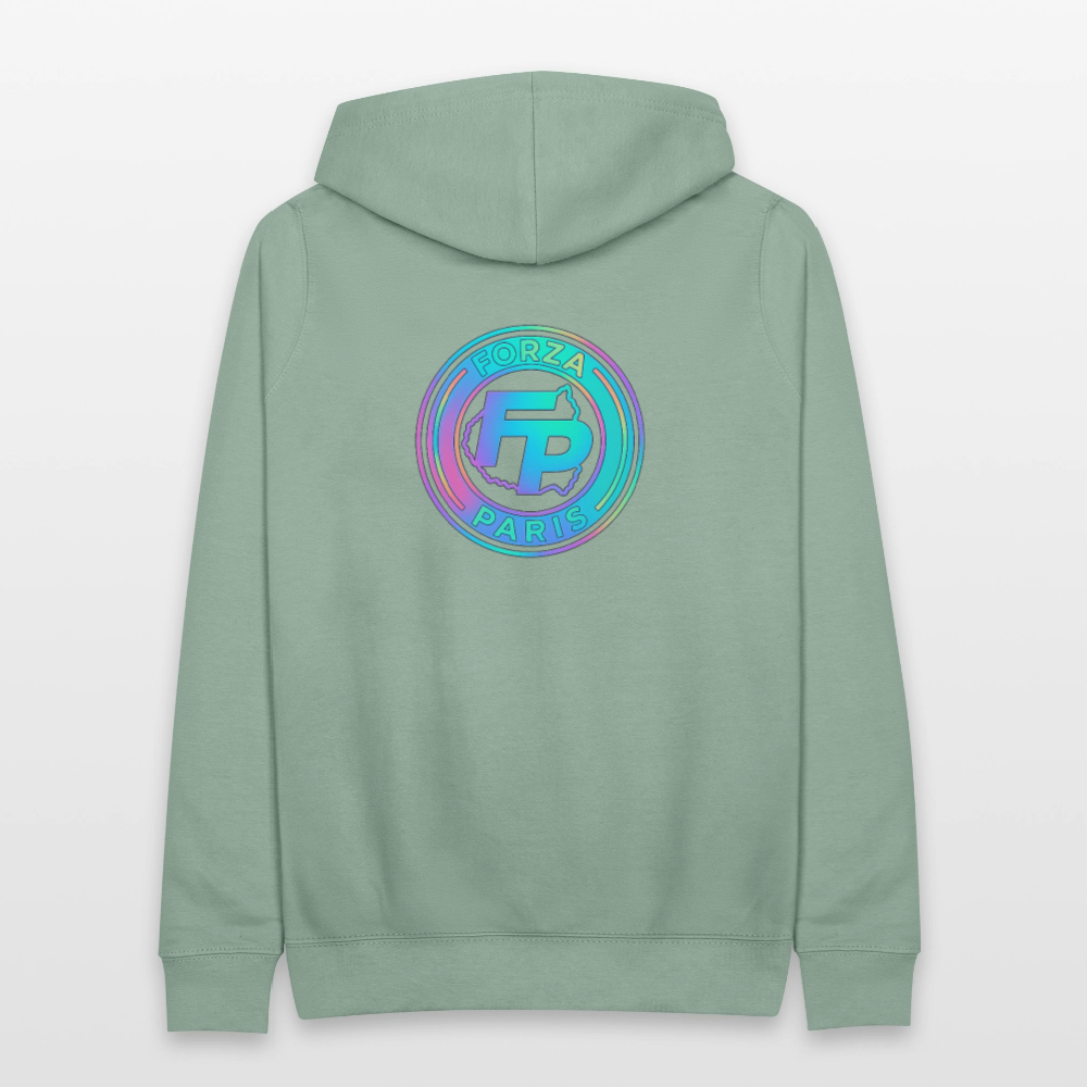 Sweat à capuche Femme - vert-de-gris