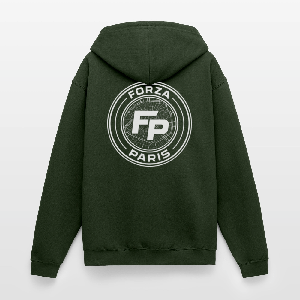 Veste à capuche unisexe - vert forêt