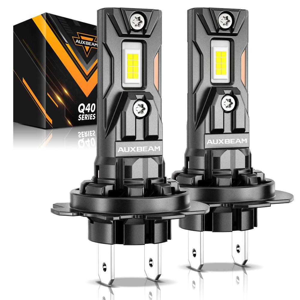 🆕Ultra-High Brightness Q40 Series 30000LM 120W LED Headlight Bulbs 6500K Cool White - Auxbeam  – éclairage LED auto