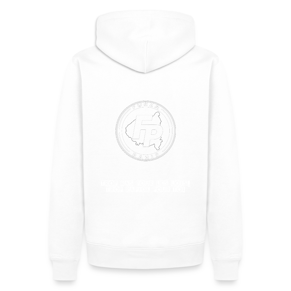 Sweat-shirt à capuche Premium pour hommes - white