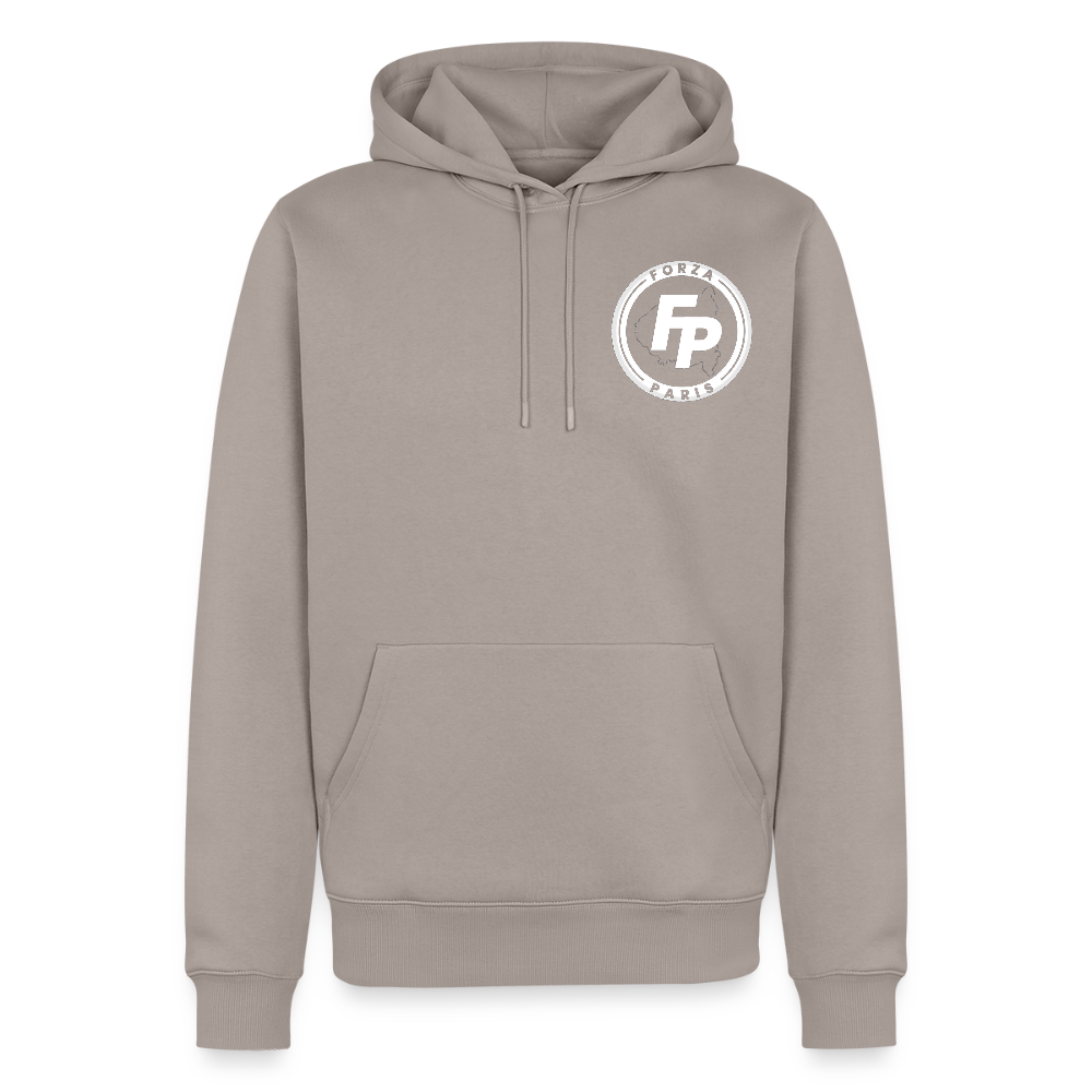 Sweat-shirt à capuche Premium pour hommes - taupe