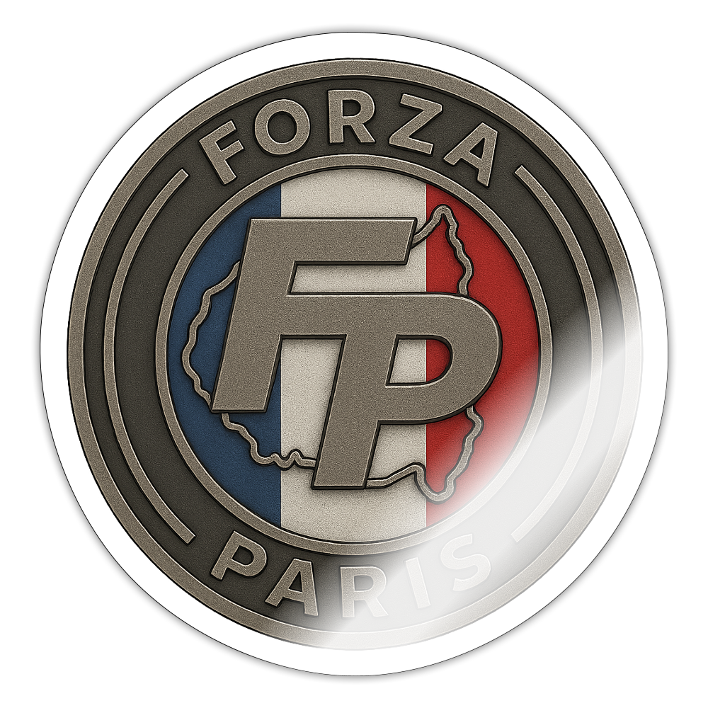 Autocollant - blanc brillant