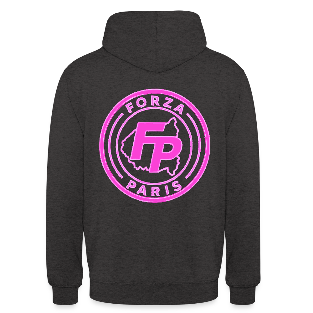 Sweat-shirt à capuche unisexe - charbon