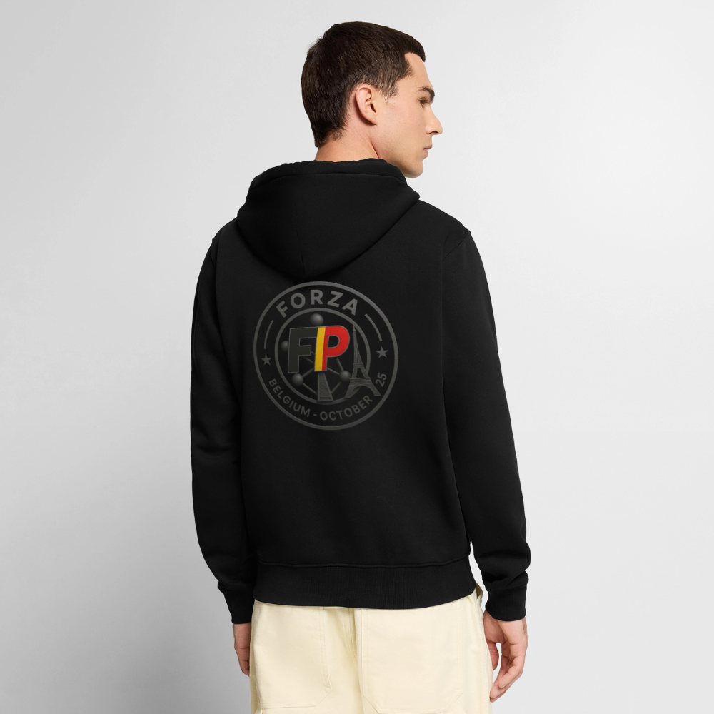 Men's Premium Hooded Jacket - black