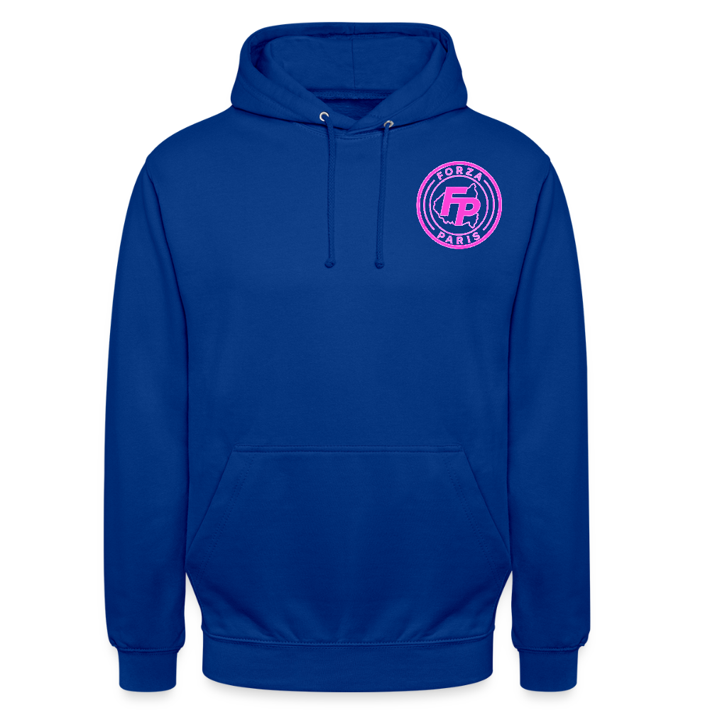 Sweat-shirt à capuche unisexe - bleu royal