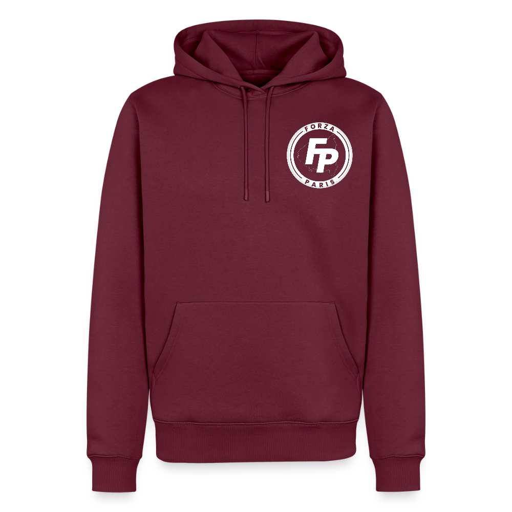 Sweat-shirt à capuche Premium pour hommes - burgundy