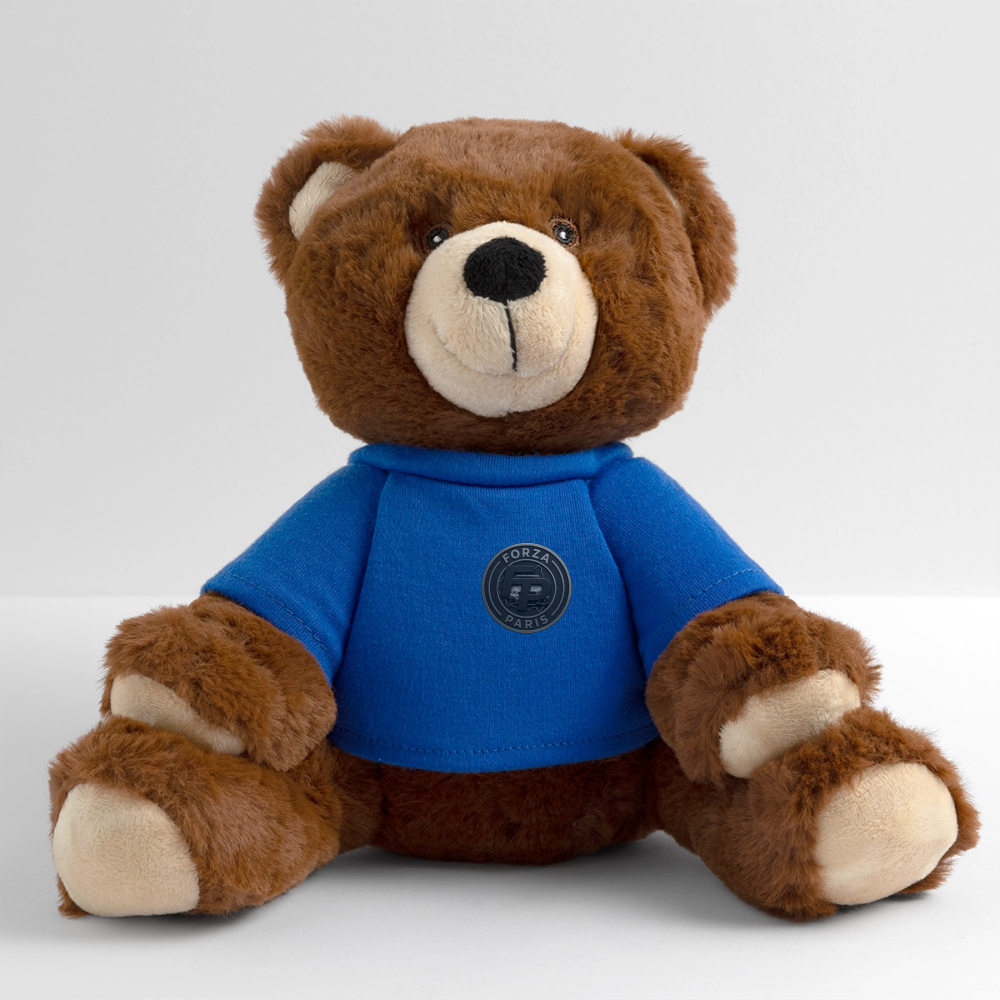 Nounours RecycelBär® marron - bleu roi