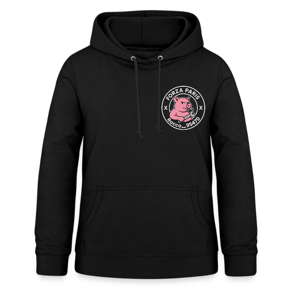 Sweat à capuche Femme - noir