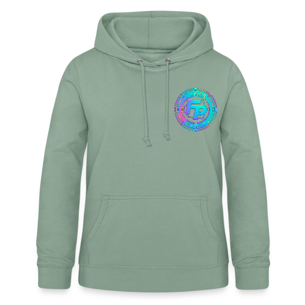 Sweat à capuche Femme - vert-de-gris