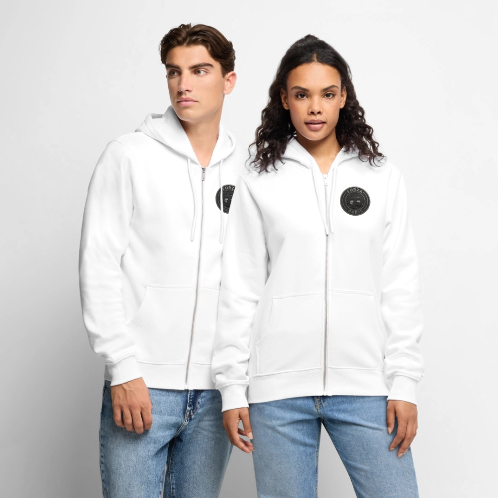 Veste à capuche Premium Homme - blanc