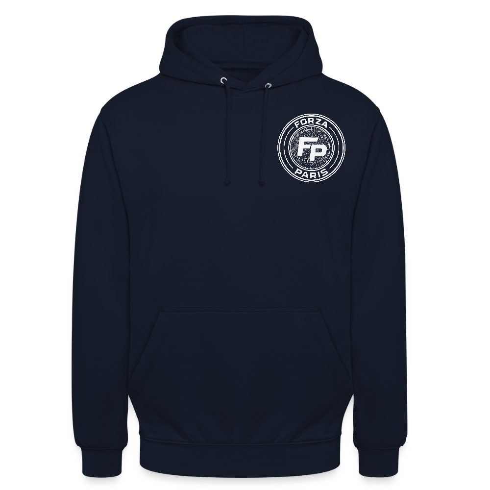 Sweat-shirt à capuche unisexe - marine