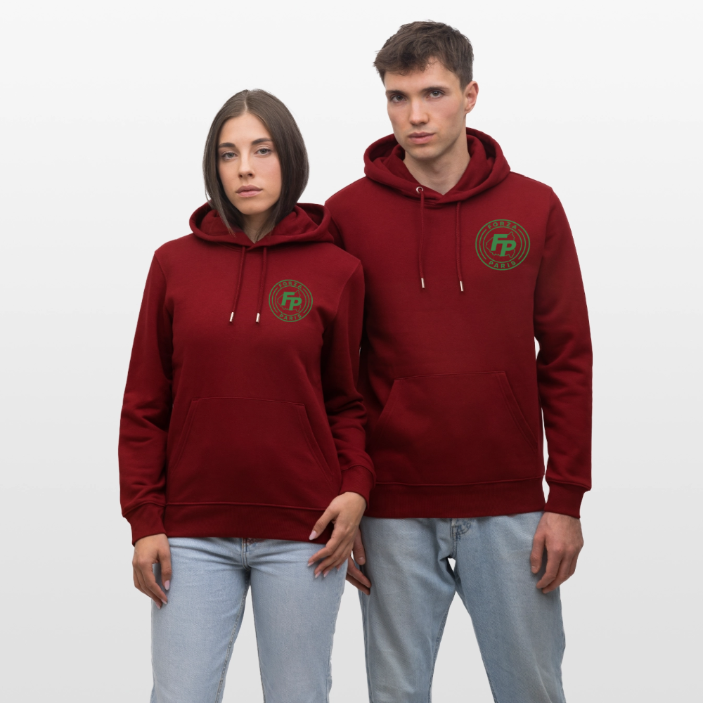 Sweat à capuche bio CRUISER Stanley/Stella Unisexe - bordeaux
