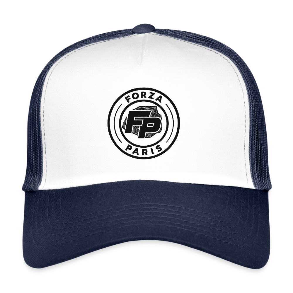 Trucker Cap - blanc/marine