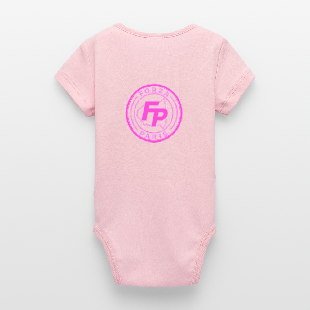 Body bio Bébé à manches courtes Stanley/Stella - rose pâle