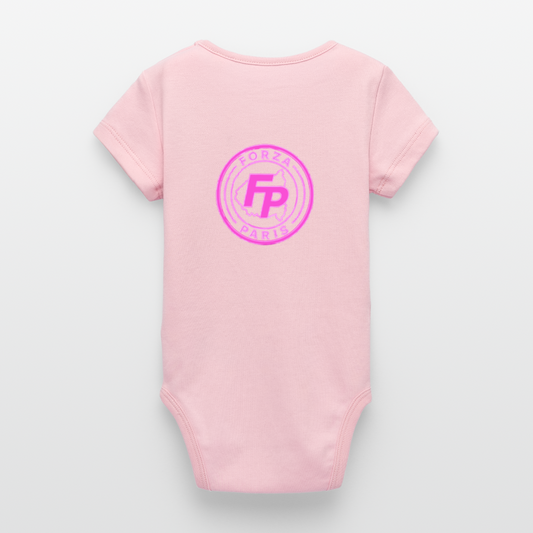 Body bio Bébé à manches courtes Stanley/Stella - rose pâle