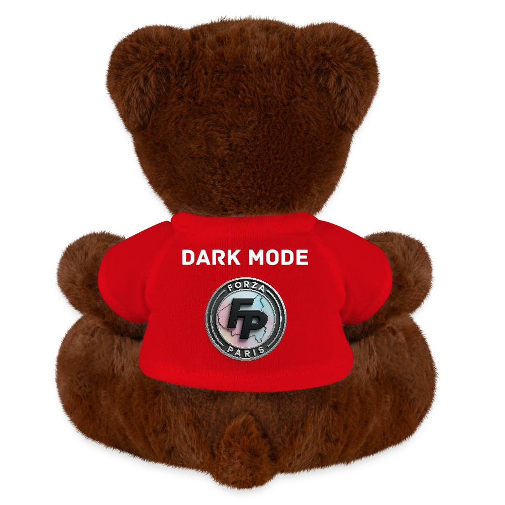 MiniFeet® RecycelBär® Teddy Bear Brown - red