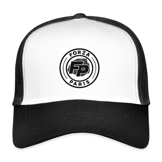 Trucker Cap - blanc/noir