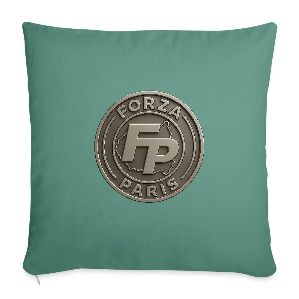 Housse de coussin décorative 45 x 45 cm - vert sapin