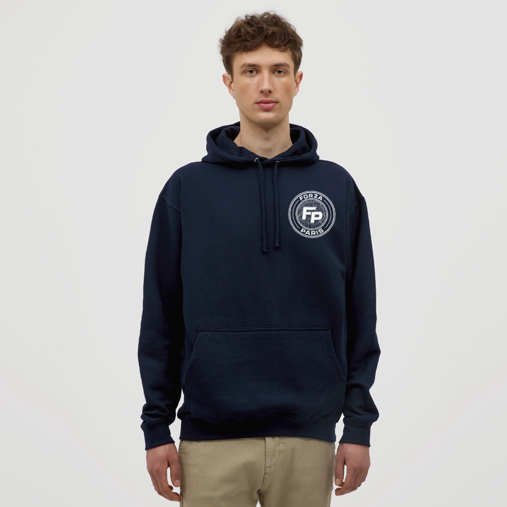 Sweat-shirt à capuche unisexe - marine