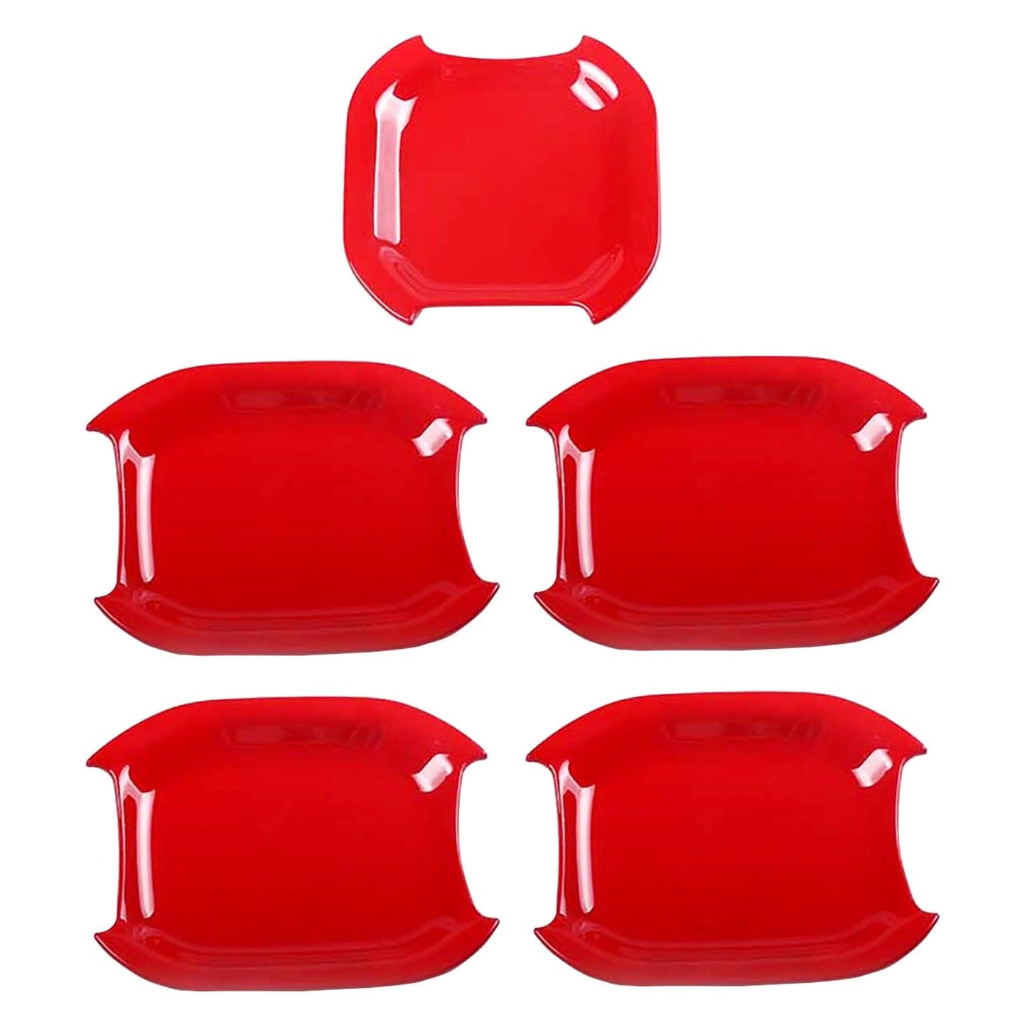 (5 قطع/مجموعة) غطاء حماية مقبض الباب الخارجي، غطاء حماية تجويف مقبض الباب لسيارة جيب رانجلر JL 2018-2022 