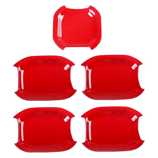 (5pcs/set) Door Handle Bowl Exterior Trim, Door Handle Recess Guard Trim Cover for Jeep Wrangler JL 2018-2022