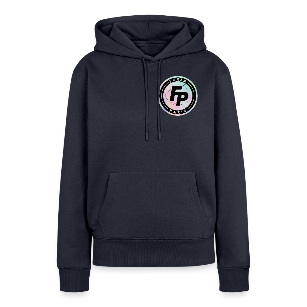 Sweat-shirt à capuche Premium pour femmes - bleu marine