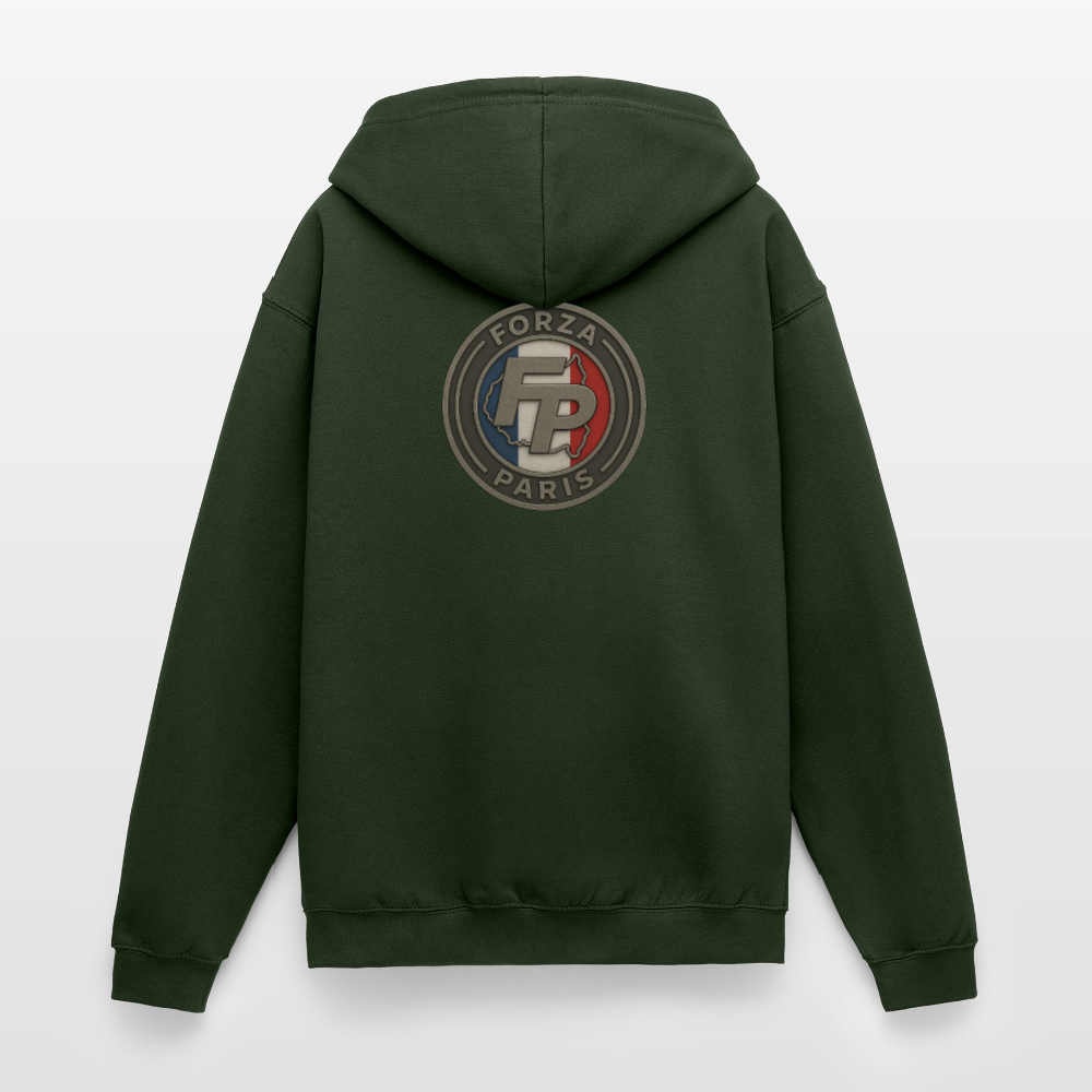 Veste à capuche unisexe - vert forêt