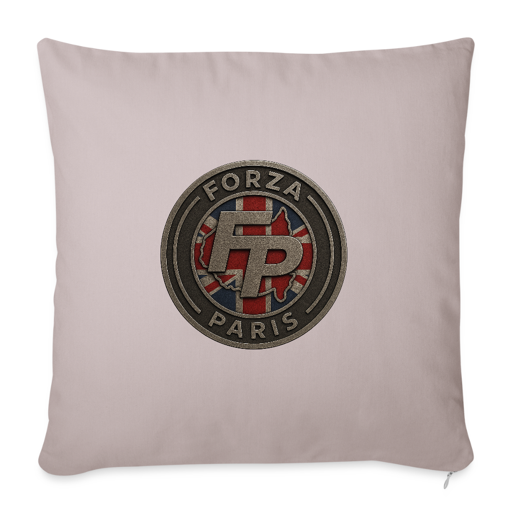 Housse de coussin décorative 45 x 45 cm - taupe clair