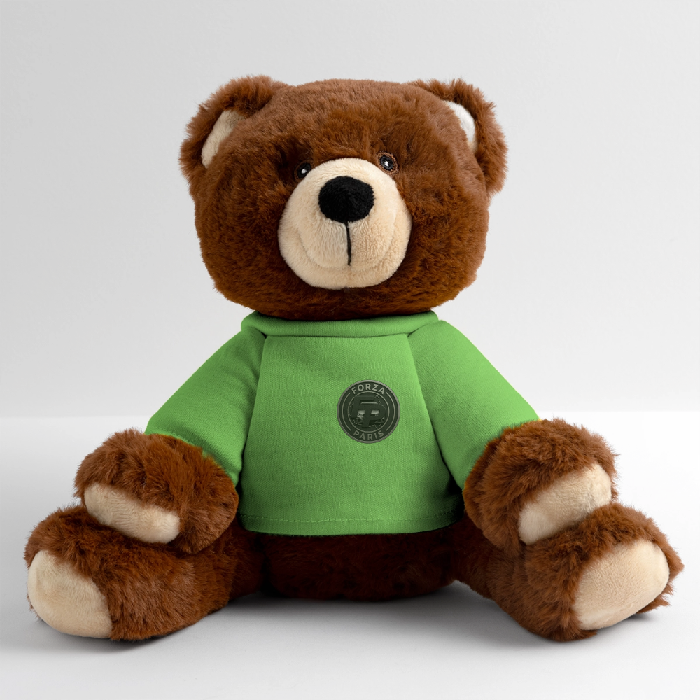 Nounours RecycelBär® marron - vert clair