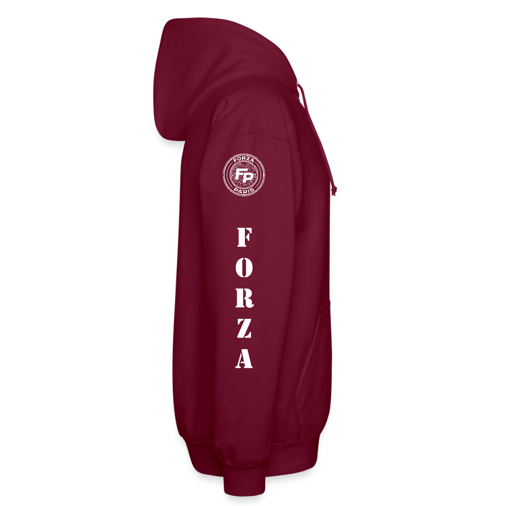 Veste à capuche unisexe - bordeaux