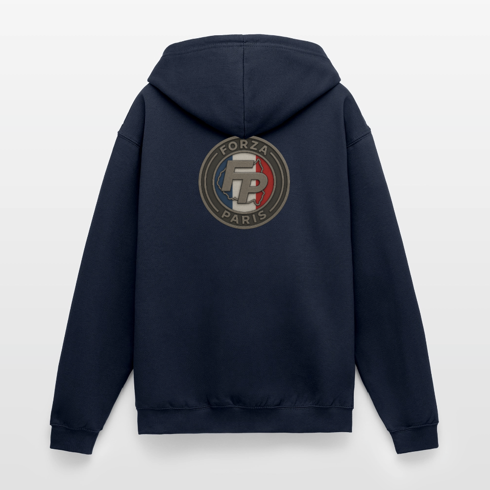 Veste à capuche unisexe - marine