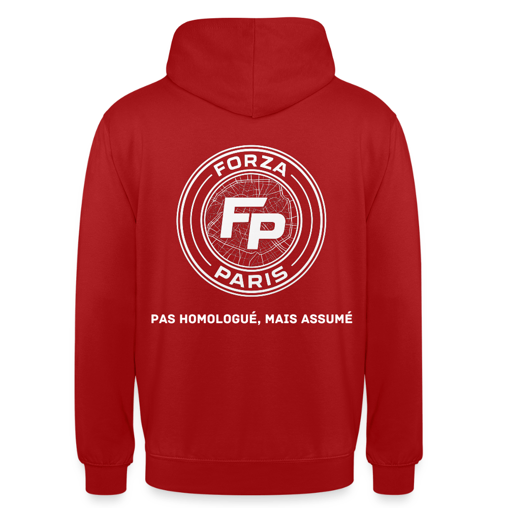 Sweat-shirt à capuche unisexe - FORZA - PARIS