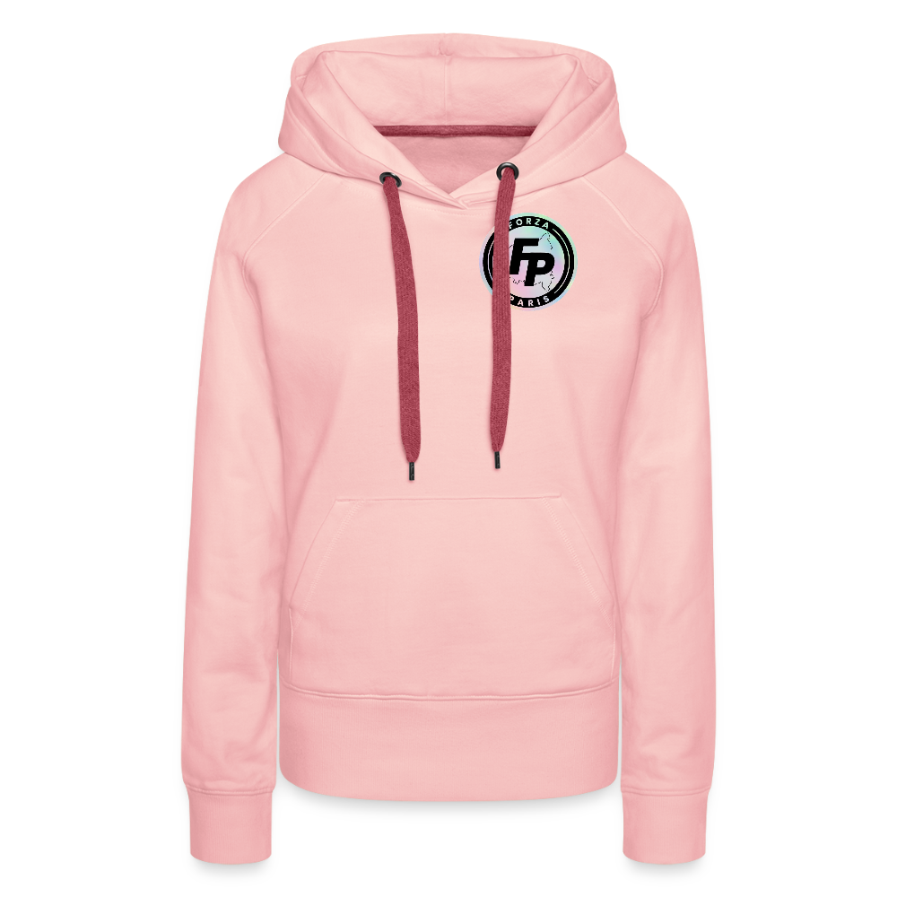 Sweat-shirt à capuche Premium pour femmes - rose cristal