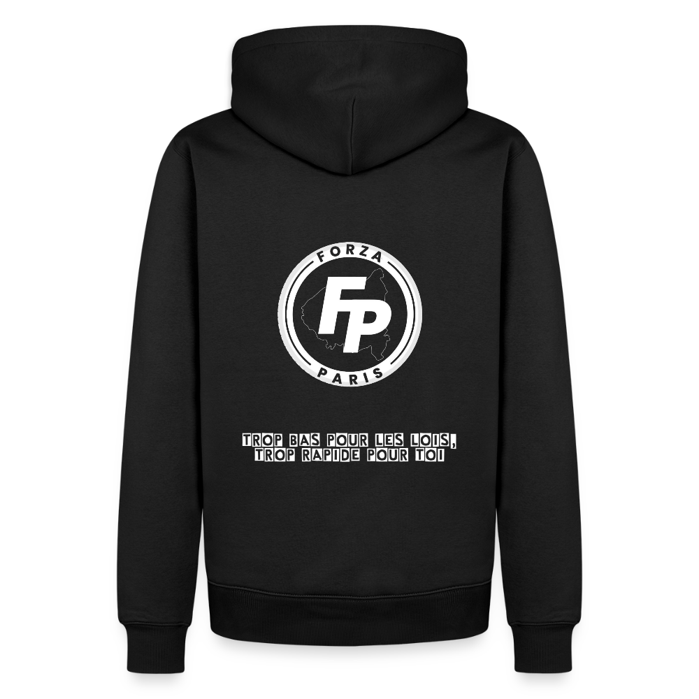 Sweat-shirt à capuche Premium pour hommes - black