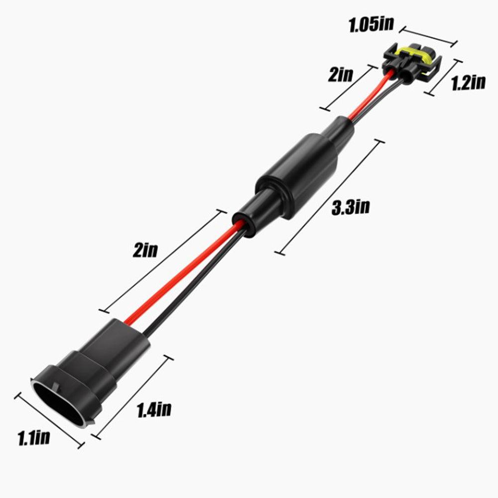 H11 C15-Model Decoder Enhanced LED DRL Fog Light Canbus Load Resistor Conversion Kit 2pcs/Set