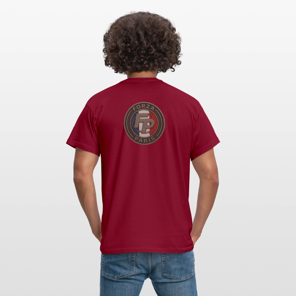 T-shirt Homme - rouge brique