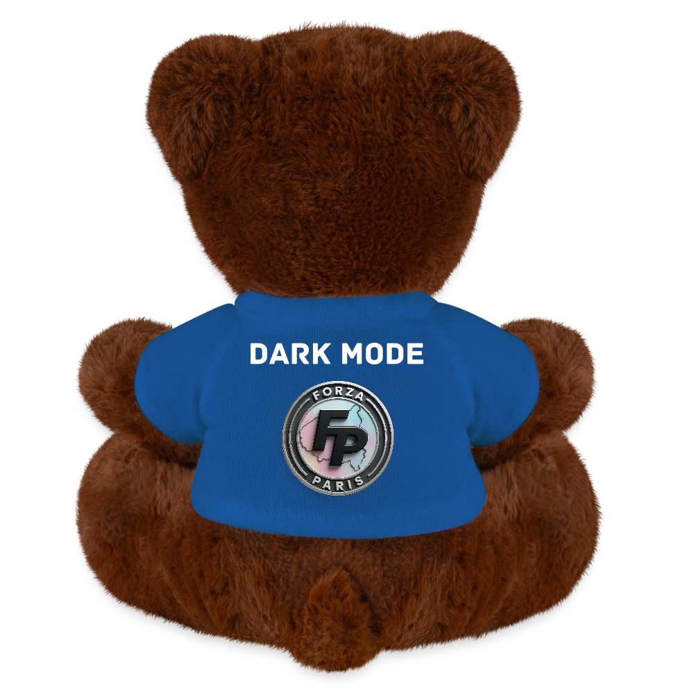 MiniFeet® RecycelBär® Teddy Bear Brown - royal blue