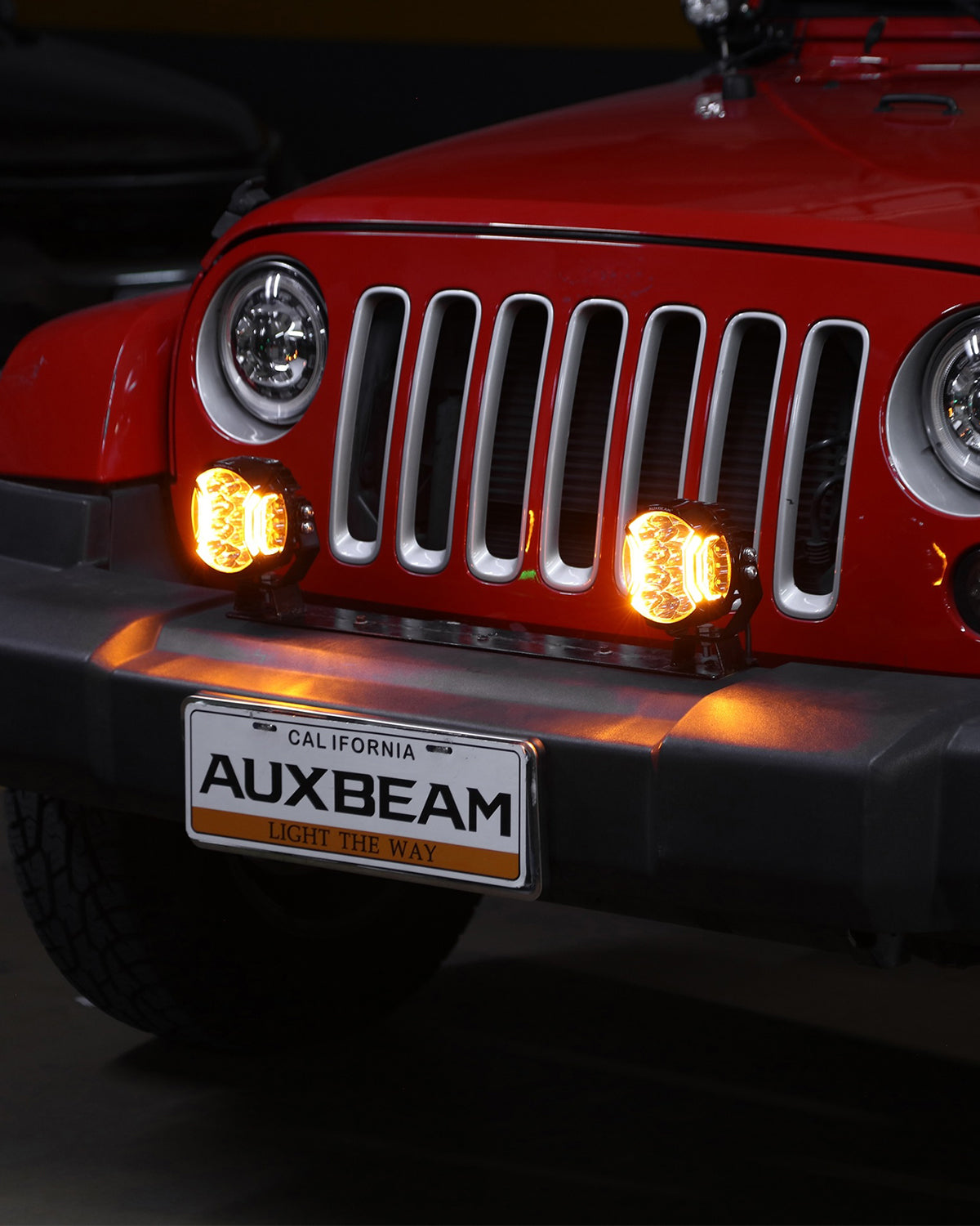 V-ULTRA Series | 5 Inch 172W LED Side Shooter Amber/White Pod Lights with Amber DRL - Auxbeam  – éclairage LED auto