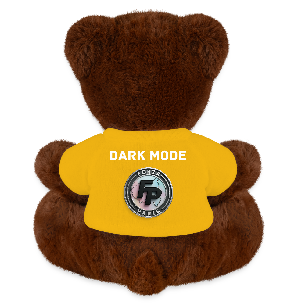 MiniFeet® RecycelBär® Teddy Bear Brown - sun yellow