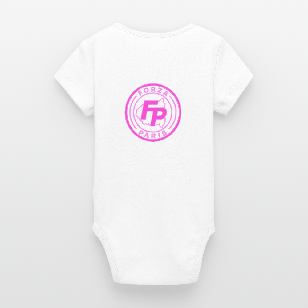 Body bio Bébé à manches courtes Stanley/Stella - blanc