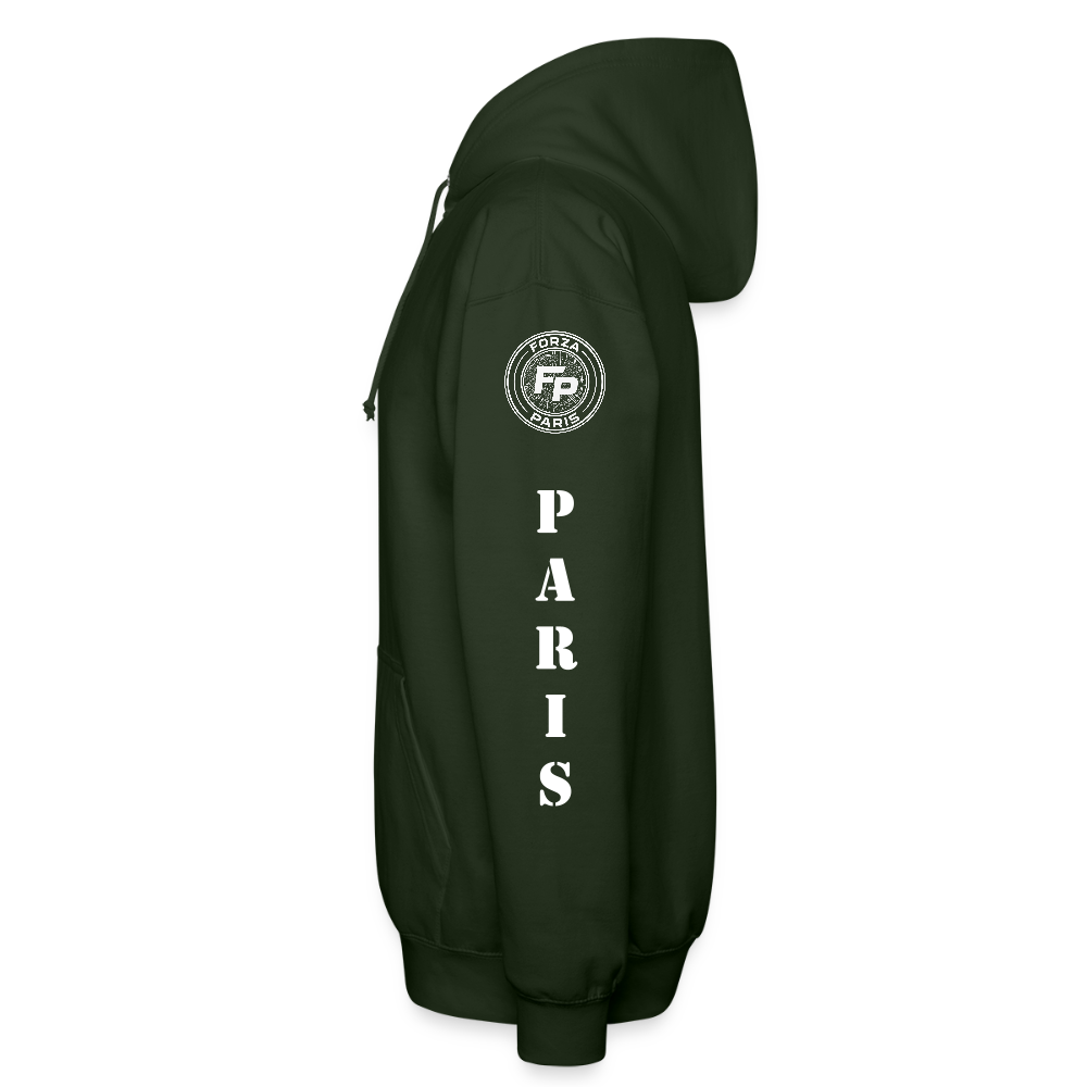 Veste à capuche unisexe - vert forêt